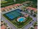 Community overview showcasing pool, tennis, pickleball courts at 5608 Sunset Falls Dr, Apollo Beach, FL 33572