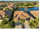 Aerial view of the house and neighborhood, highlighting its location at 5608 Sunset Falls Dr, Apollo Beach, FL 33572
