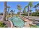 Landscaped entrance to Del Webb Southshore Falls community at 5608 Sunset Falls Dr, Apollo Beach, FL 33572