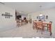 Bright dining area with table and chairs, adjacent to the kitchen at 5608 Sunset Falls Dr, Apollo Beach, FL 33572