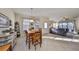 Open concept dining area with table and chairs near living room and kitchen at 5608 Sunset Falls Dr, Apollo Beach, FL 33572