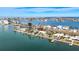 Wide aerial view of the property and surrounding area at 6 Treasure Ln, Treasure Island, FL 33706