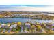 Aerial view of house, highlighting location and landscape at 6 Treasure Ln, Treasure Island, FL 33706