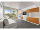 Bright office space with built in shelving and water views at 6 Treasure Ln, Treasure Island, FL 33706