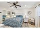 Bright bedroom with a comfortable bed and plenty of light at 8829 Bay Pointe Dr # 205, Tampa, FL 33615