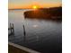 Beautiful sunset view over the water from waterfront property at 8829 Bay Pointe Dr # 205, Tampa, FL 33615