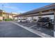 Covered parking area with assigned parking spots at 9209 Seminole Blvd # 209, Seminole, FL 33772
