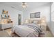Bright bedroom with ceiling fan and double closet at 14545 Mirabelle Vista Cir, Tampa, FL 33626