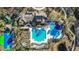 Large pool with waterslide and surrounding recreational areas at 14545 Mirabelle Vista Cir, Tampa, FL 33626