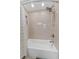 Clean bathroom with tub and shower at 16013 Eagle River Way, Tampa, FL 33624