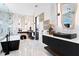 Spa-like bathroom with a walk-in shower and modern vanities at 17059 Dolphin Dr, North Redington Beach, FL 33708