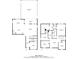 Two-story home floor plan, 2624 sq ft, includes 5 bedrooms, 4 bathrooms, Gathering room, and screened porch at 18079 Ramble On Way, Land O Lakes, FL 34638
