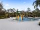 Community pool area with a small water slide at 18079 Ramble On Way, Land O Lakes, FL 34638