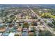 Aerial view of home and neighborhood, ideal for showing location and community at 1824 Southwood Ln, Clearwater, FL 33764