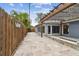 Long backyard patio with pergola at 1824 Southwood Ln, Clearwater, FL 33764