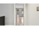 Hallway view into living room at 1824 Southwood Ln, Clearwater, FL 33764