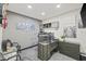 Home office with a large desk and two monitors at 31445 Amberlea Rd, Dade City, FL 33523