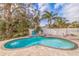 Relaxing kidney-shaped pool with surrounding patio and lush landscape at 3282 Honeysuckle Rd, Largo, FL 33770