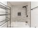 Clean bathroom with a new bathtub and shower, featuring modern fixtures at 3721 9Th S Ave, St Petersburg, FL 33711