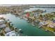 Waterfront property offering an idyllic coastal lifestyle with a private pool and dock at 407 41St Ave, St Pete Beach, FL 33706