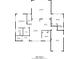 Detailed floor plan with dimensions showcasing the layout of the bedrooms, living room, and kitchen at 407 41St Ave, St Pete Beach, FL 33706