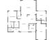 Detailed floor plan showcasing layout with bedrooms, living room, kitchen, and garage at 407 41St Ave, St Pete Beach, FL 33706