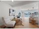 Living room showcasing waterfront views, modern furniture, and an open floor plan at 407 41St Ave, St Pete Beach, FL 33706
