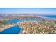 Expansive aerial view of waterfront community and city skyline at 5116 Beach Se Dr # D, St Petersburg, FL 33705