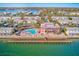 Community with pool, clubhouse, and waterfront at 5116 Beach Se Dr # D, St Petersburg, FL 33705