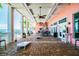 Covered patio with cornhole and waterfront views at 5116 Beach Se Dr # D, St Petersburg, FL 33705