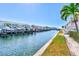Tranquil waterfront view with canal and docked boats at 5116 Beach Se Dr # D, St Petersburg, FL 33705