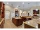 Spacious kitchen with an island and plenty of cabinet space at 16312 Dunlindale Dr, Lithia, FL 33547