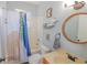 Clean bathroom with shower/tub combo and updated vanity at 2015 Wexford Green Dr, Valrico, FL 33594