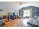 Playful game room, featuring a chalkboard wall and plenty of space at 2015 Wexford Green Dr, Valrico, FL 33594