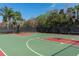 Community basketball court with markings for multiple games at 211 Shell Creek Ct, Apollo Beach, FL 33572