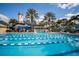 Community lap pool with multiple lanes and a surrounding deck at 211 Shell Creek Ct, Apollo Beach, FL 33572