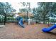 Community playground with shaded areas and play equipment at 211 Shell Creek Ct, Apollo Beach, FL 33572