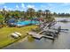 Resort-style pool and marina with kayaks and boat slips at 211 Shell Creek Ct, Apollo Beach, FL 33572