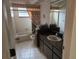 Clean bathroom with shower/tub combo and vanity at 2280 Toniwood Ln, Palm Harbor, FL 34685