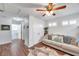 Cozy living area with comfortable couch and large windows at 2602 W Nassau St, Tampa, FL 33607