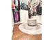 Large walk-in closet with ample shelving and drawers at 2602 W Nassau St, Tampa, FL 33607