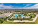 Expansive community pool with surrounding amenities at 31428 Briars Ml, San Antonio, FL 33576