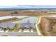 Aerial view of property near lake and conservation at 31428 Briars Ml, San Antonio, FL 33576