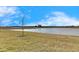Peaceful lake view with grassy areas and trees at 31428 Briars Ml, San Antonio, FL 33576