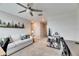 Open loft office area with desk and sitting area at 31428 Briars Ml, San Antonio, FL 33576