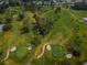 Aerial view of community golf course at 3521 Teeside Dr # 3521, New Port Richey, FL 34655