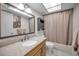 Bathroom with granite countertop and updated fixtures at 3521 Teeside Dr # 3521, New Port Richey, FL 34655
