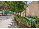 Exterior view of the golf shop with landscaping at 3521 Teeside Dr # 3521, New Port Richey, FL 34655