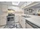 Modern kitchen with stainless steel appliances at 3521 Teeside Dr # 3521, New Port Richey, FL 34655