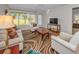 Living room with golf course view and comfy seating at 3521 Teeside Dr # 3521, New Port Richey, FL 34655